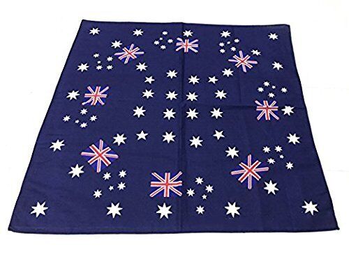 Aussie Australian Flag 100 Cotton Bandana Australia Day Headband Scarf