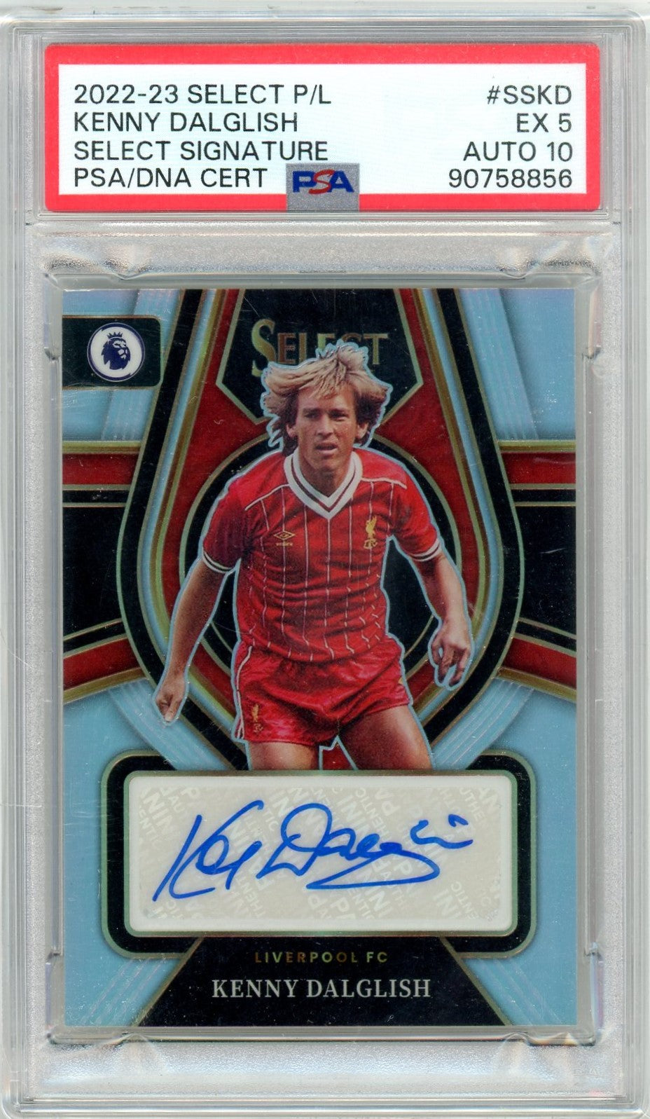 PSA 5 AUTO 10 Kenny Dalglish // 2022-2023 Select Signature