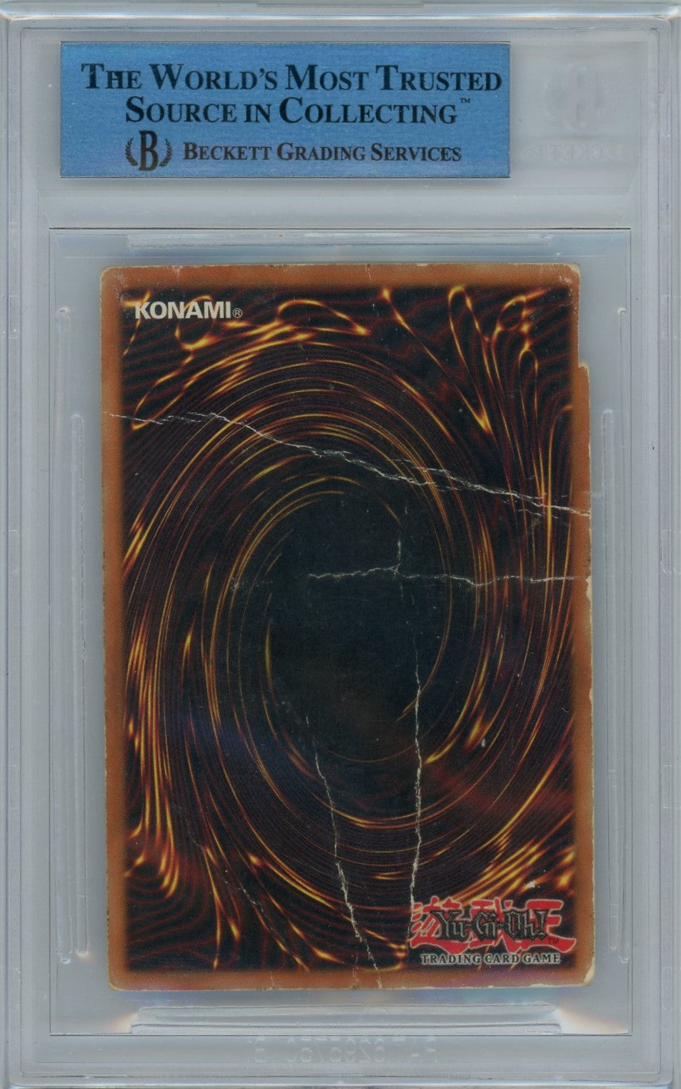 Beckett Authentic Altered Blue eyes white dragon // 2002 Kaiba starter desk SDK-001
