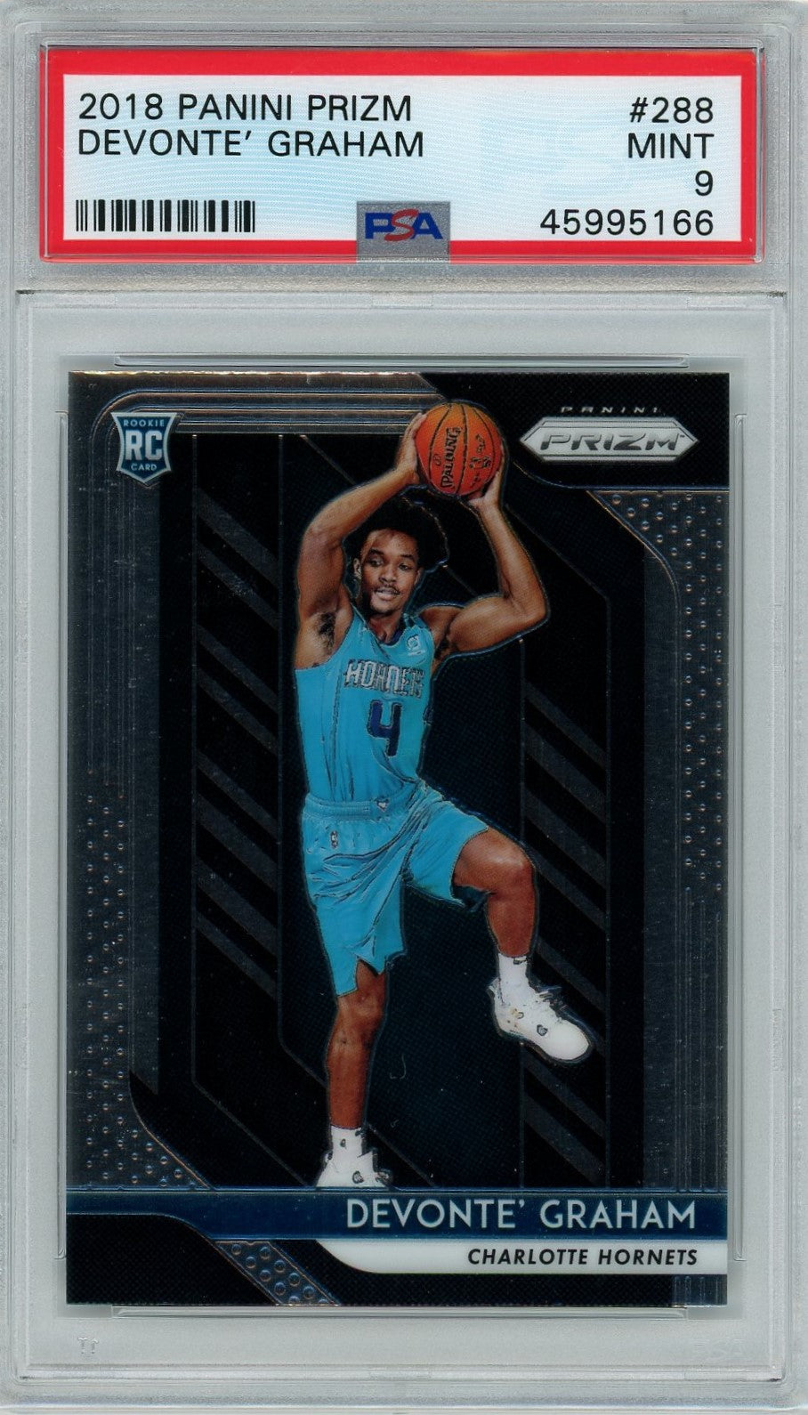 PSA 9 Devonte Graham // 2018 Panini Prizm #288
