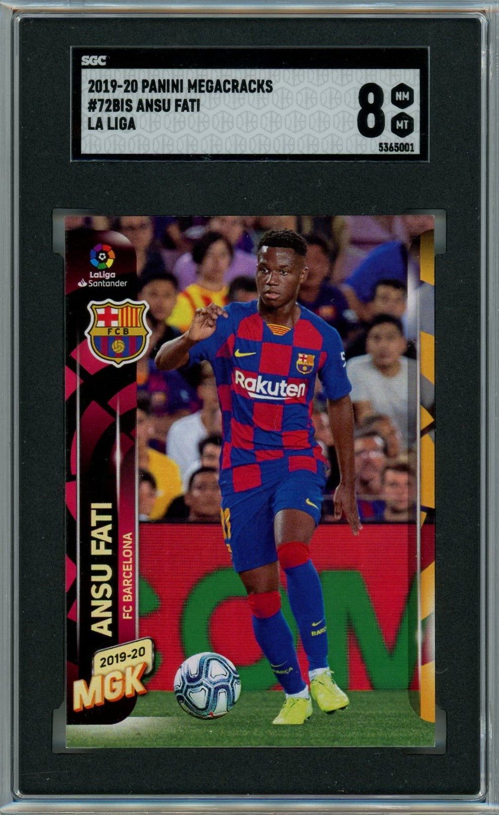 SGC 8 Ansu Fati // 2019-20 Panini Megacracks #72BIS