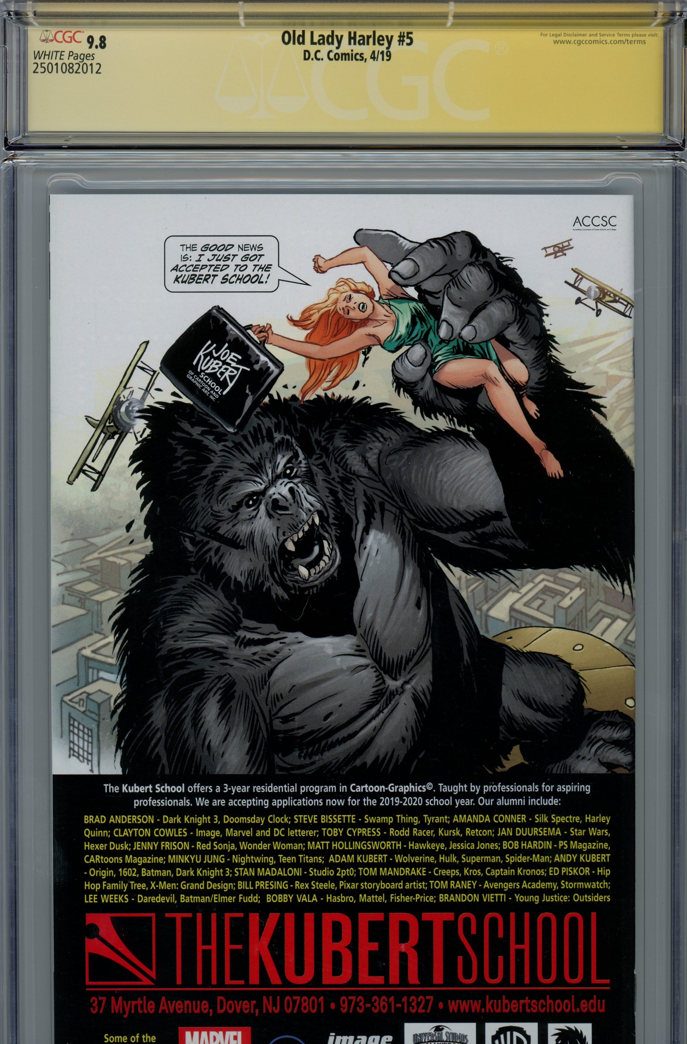 CGC 9.8 Old lady harley signature series // signed by Frank Tieri 2019/04 #5