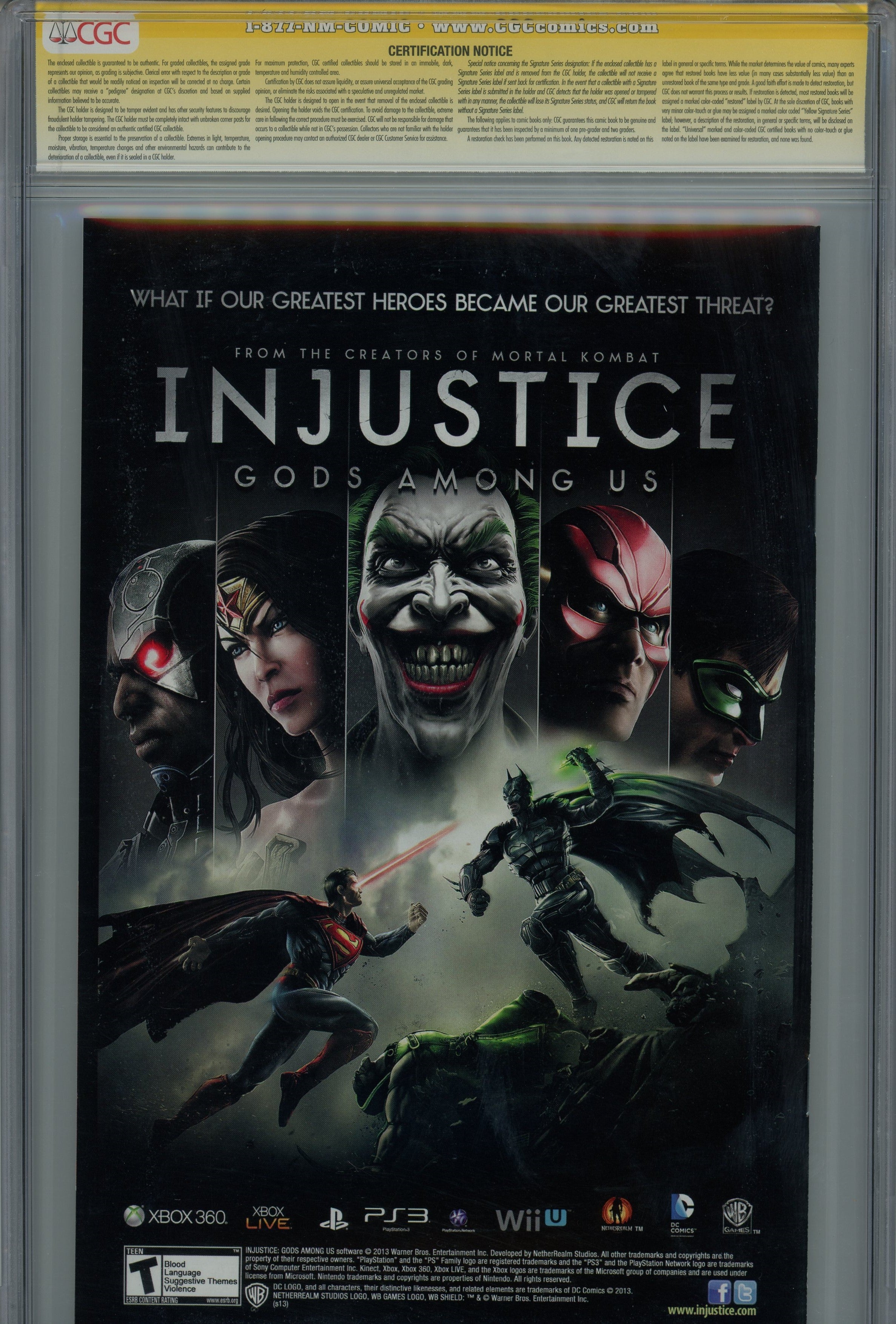 CGC 9.8 Batman DC Comics signature series // signed by Danny Miki and Greg Capullo 2013/06 #19