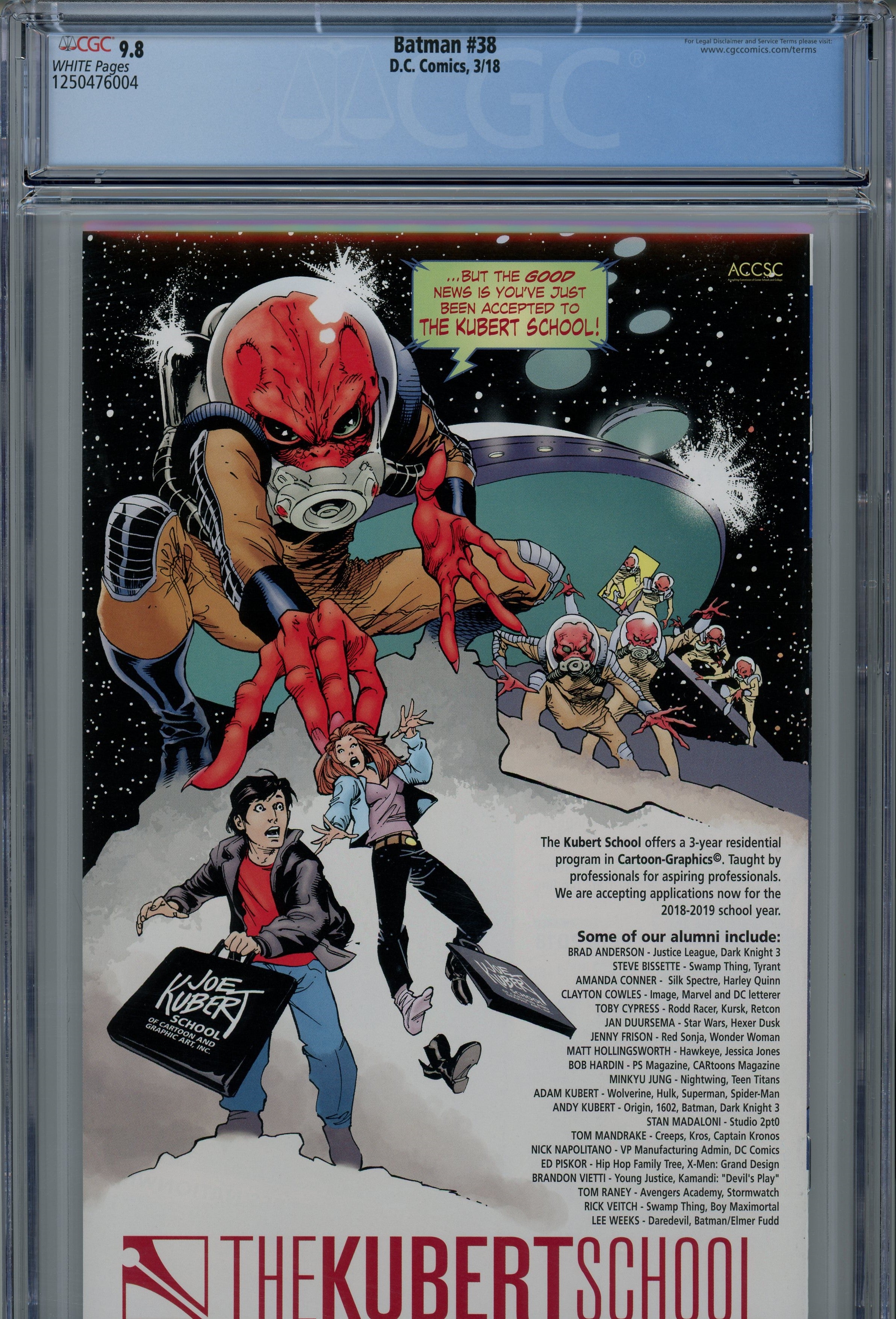 CGC 9.8 Batman DC Comics 2018/03 #38