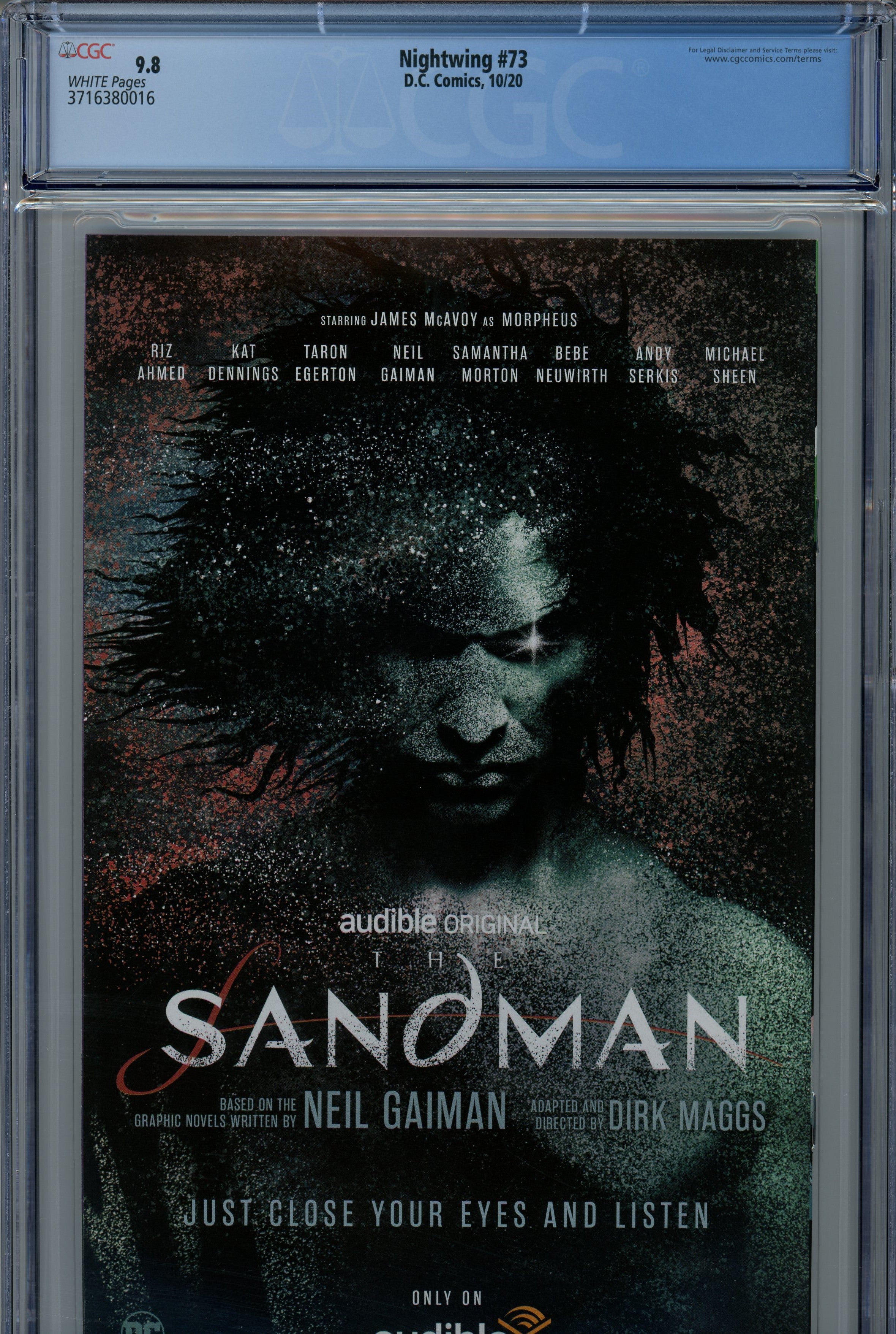 CGC 9.8 Batman Nightwing DC Comics 2020/10 #73