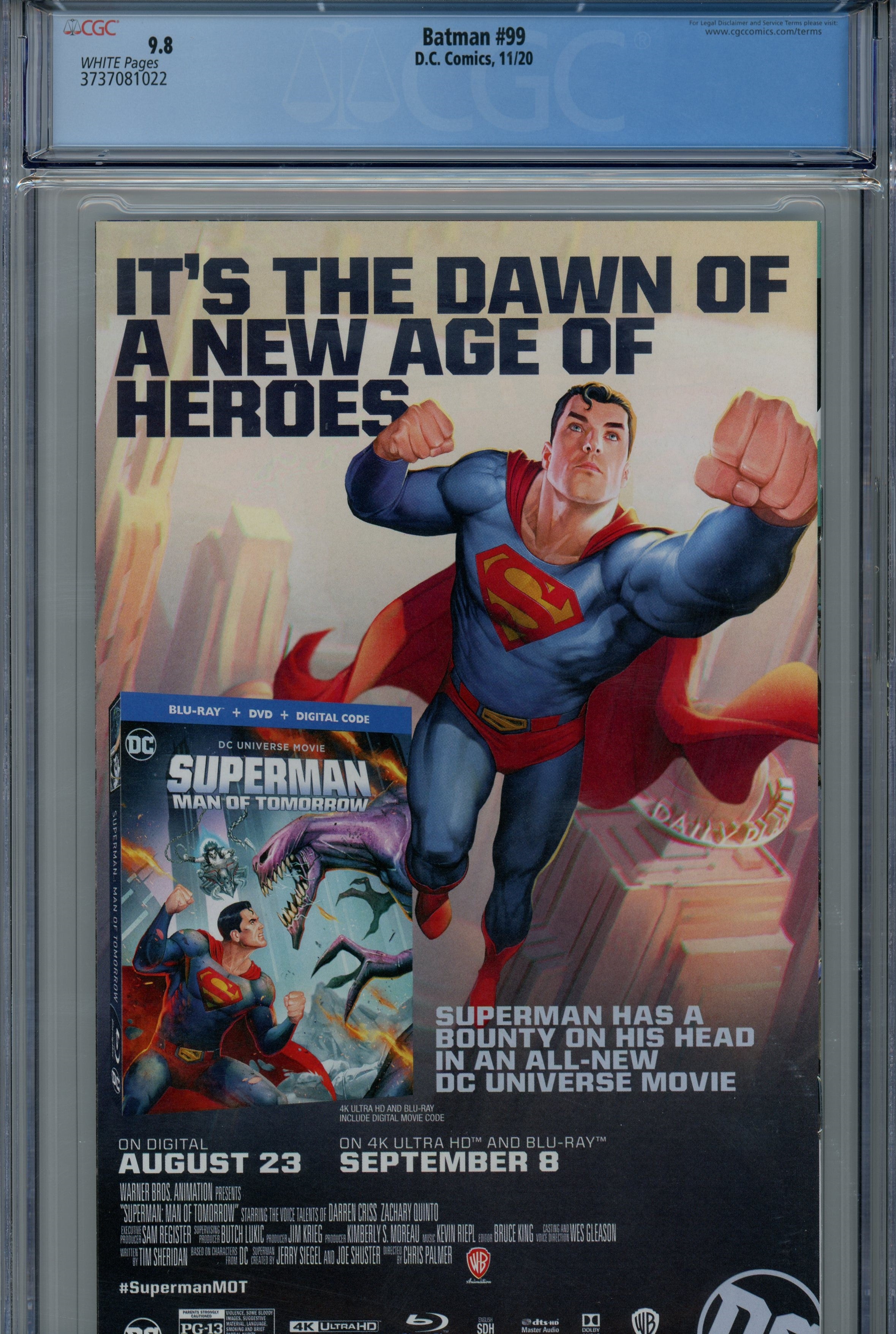 CGC 9.8 Batman The Joker war DC Comics 2020/11 #99