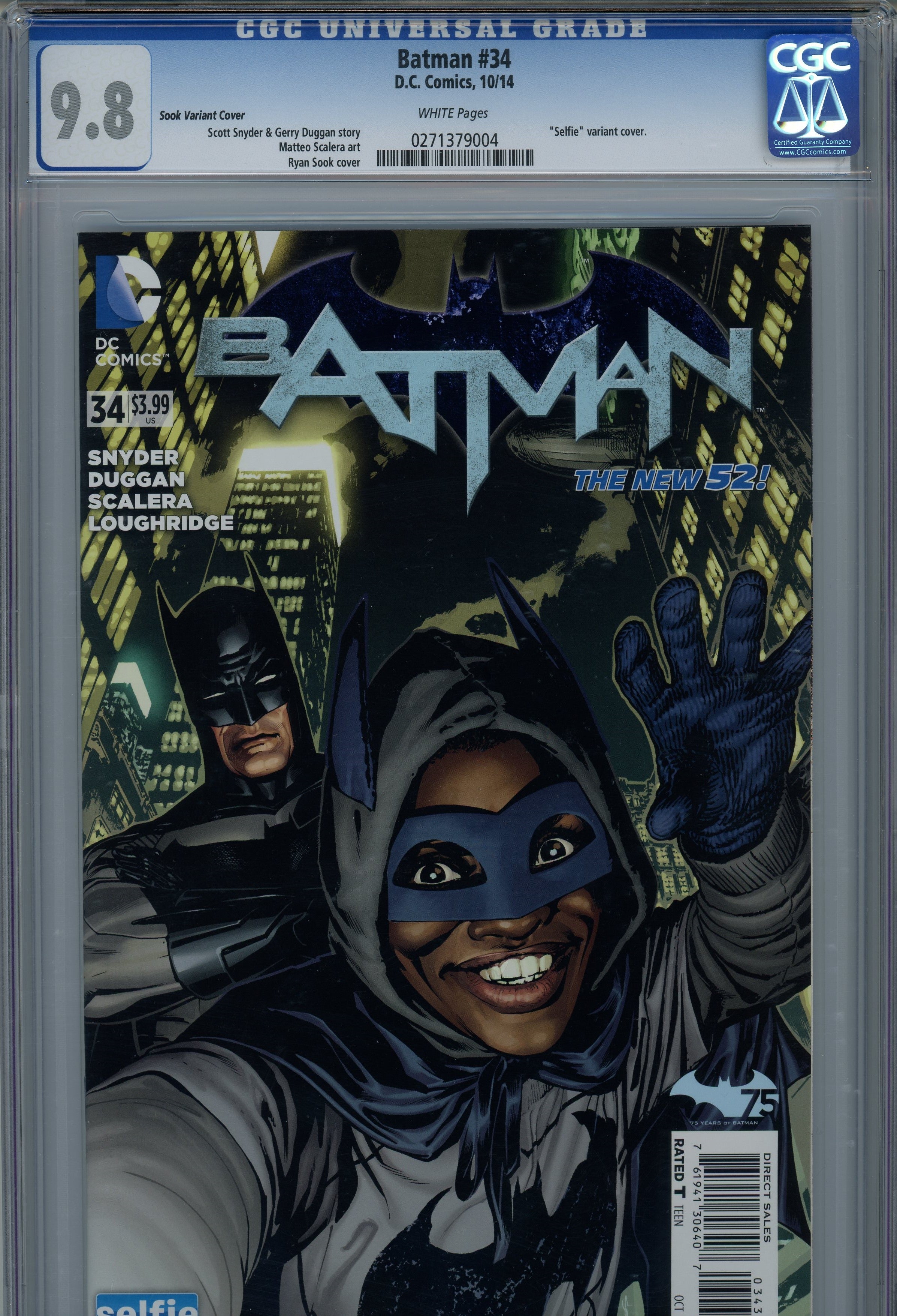 CGC 9.8 Batman The new 52 DC Comics 2014/10 #34