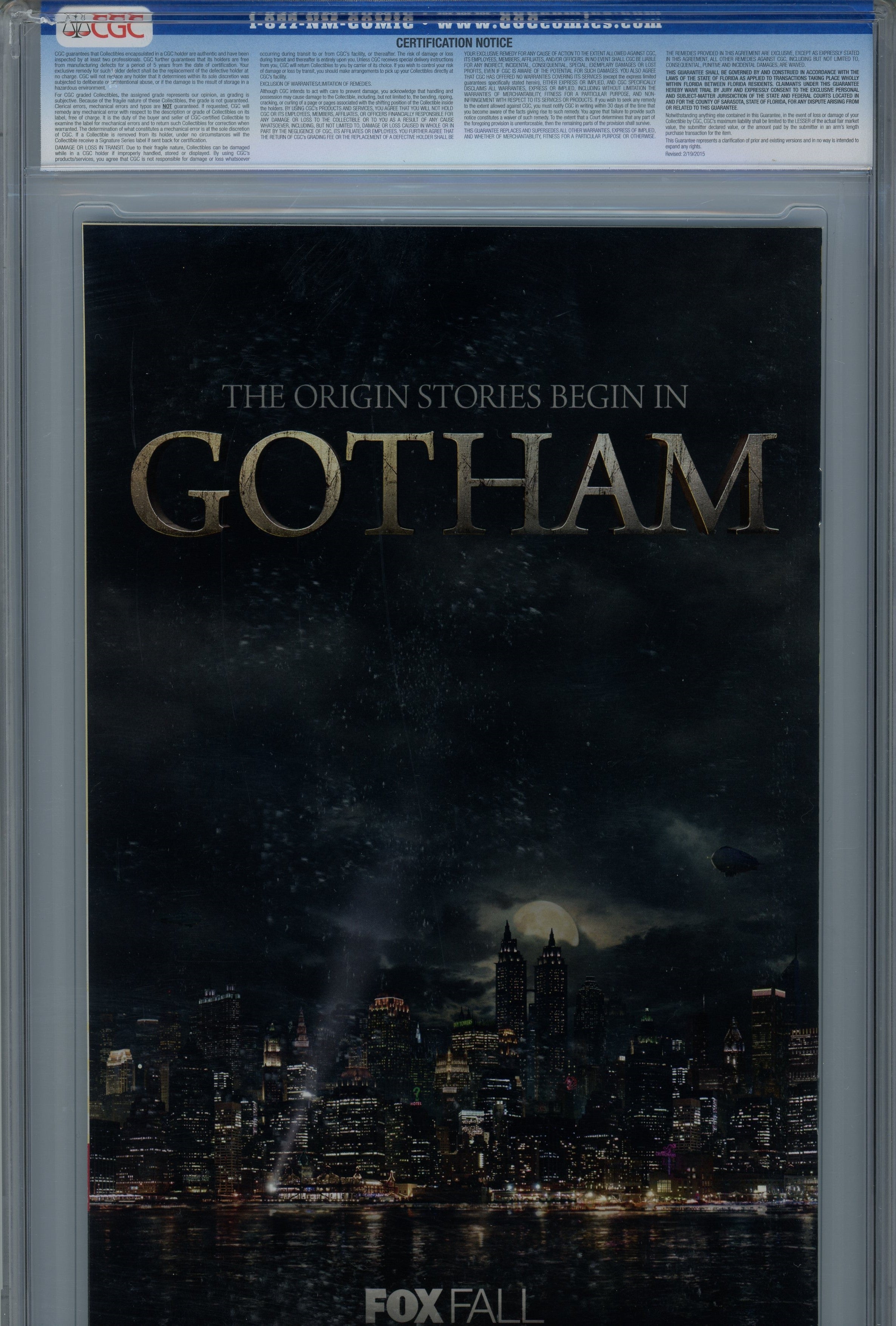 CGC 9.8 Batman The new 52 DC Comics 2014/10 #34