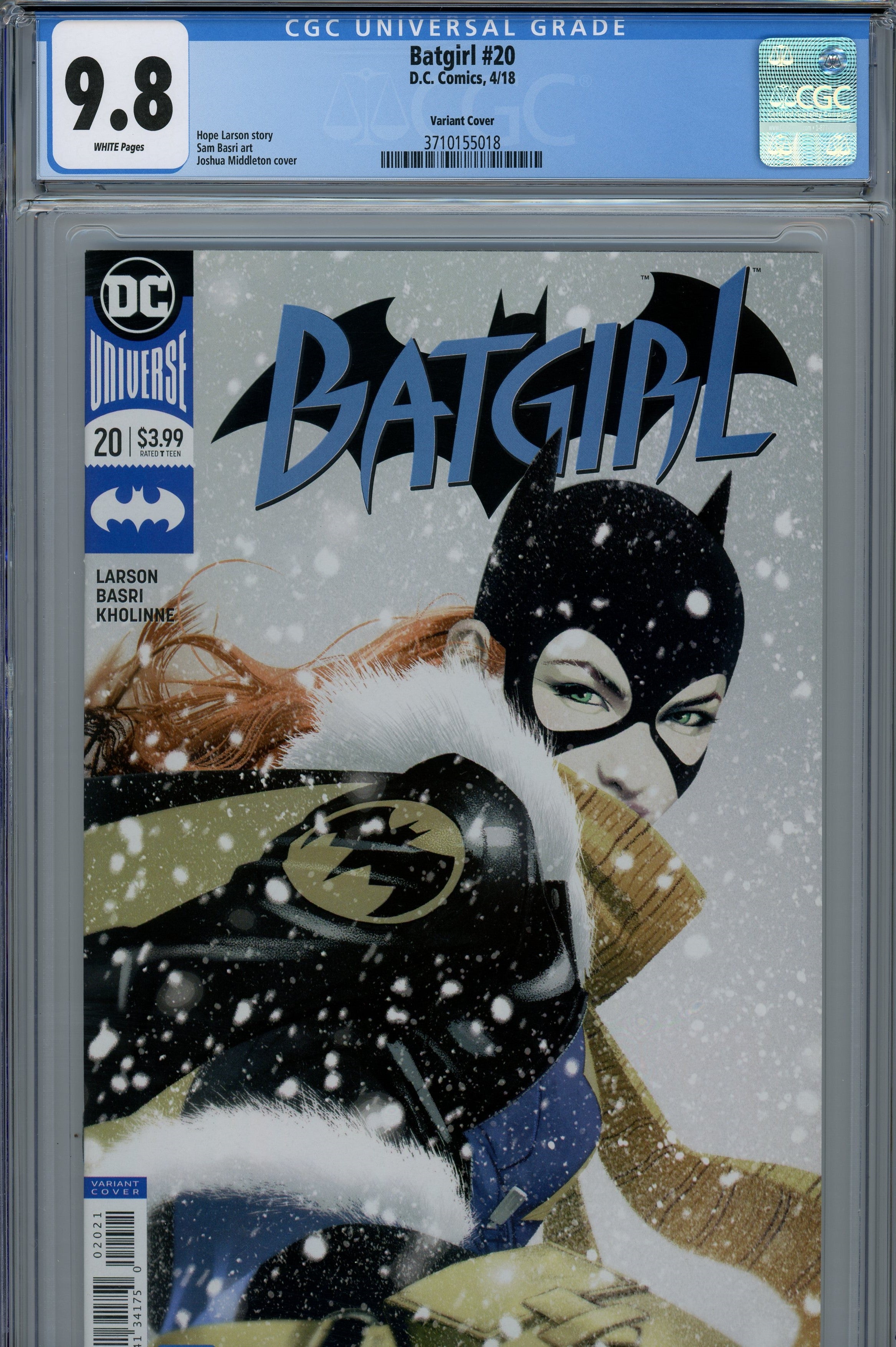 CGC 9.8 Batgirl Dectective comics 2018/04 #20