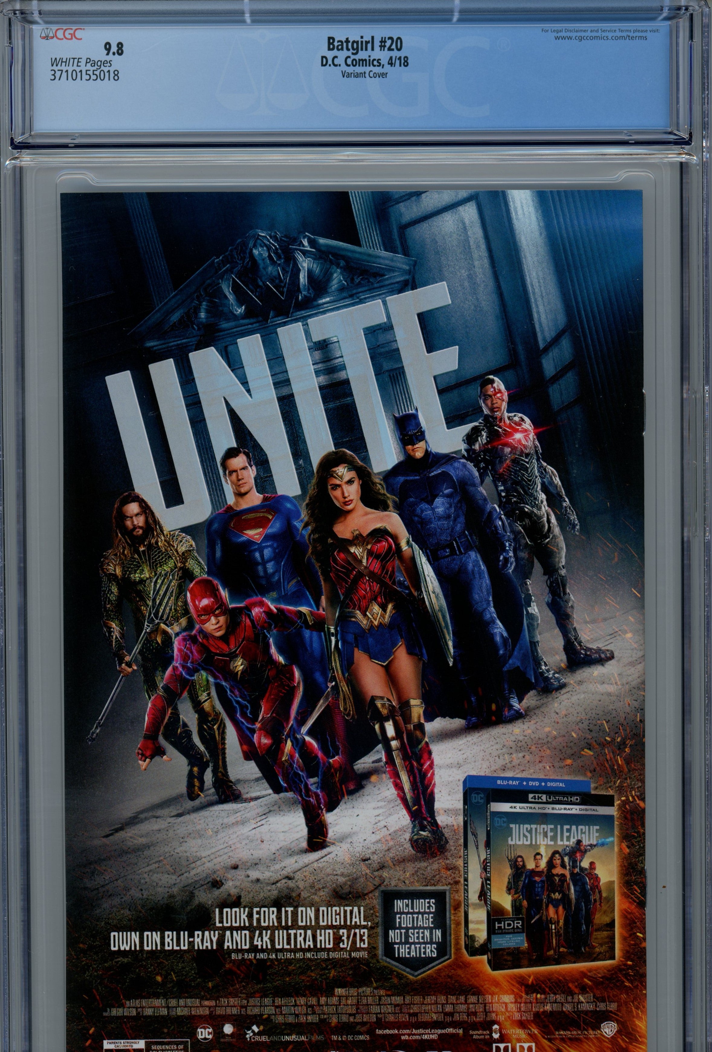 CGC 9.8 Batgirl Dectective comics 2018/04 #20