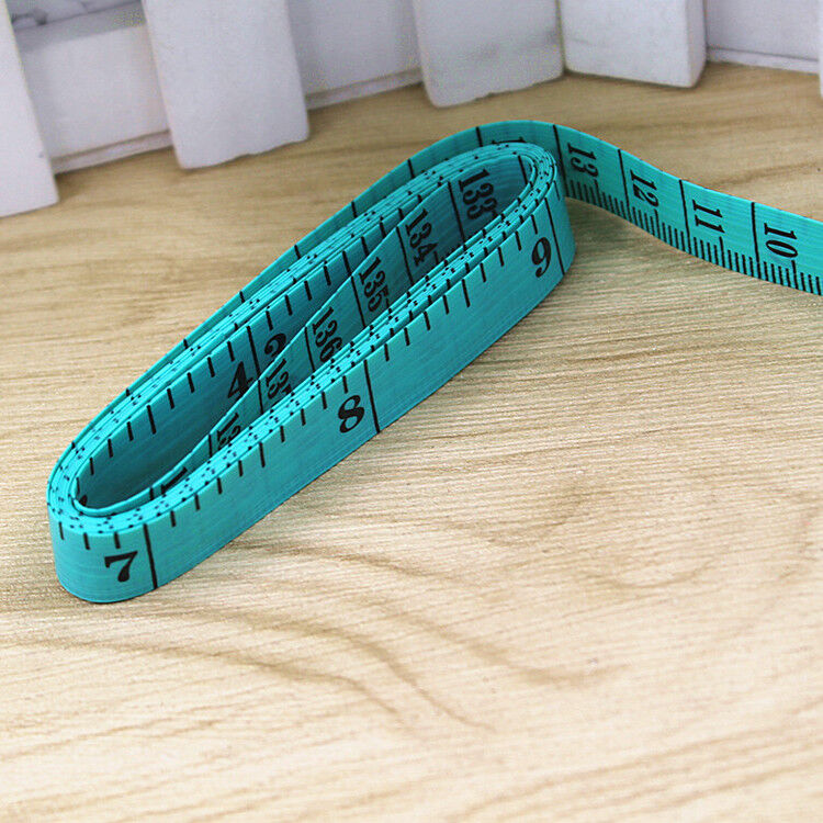 2Pcs Body Measuring Ruler Sewing Cloth Tailor Tape Measure Soft Flat 60inch 1.5m