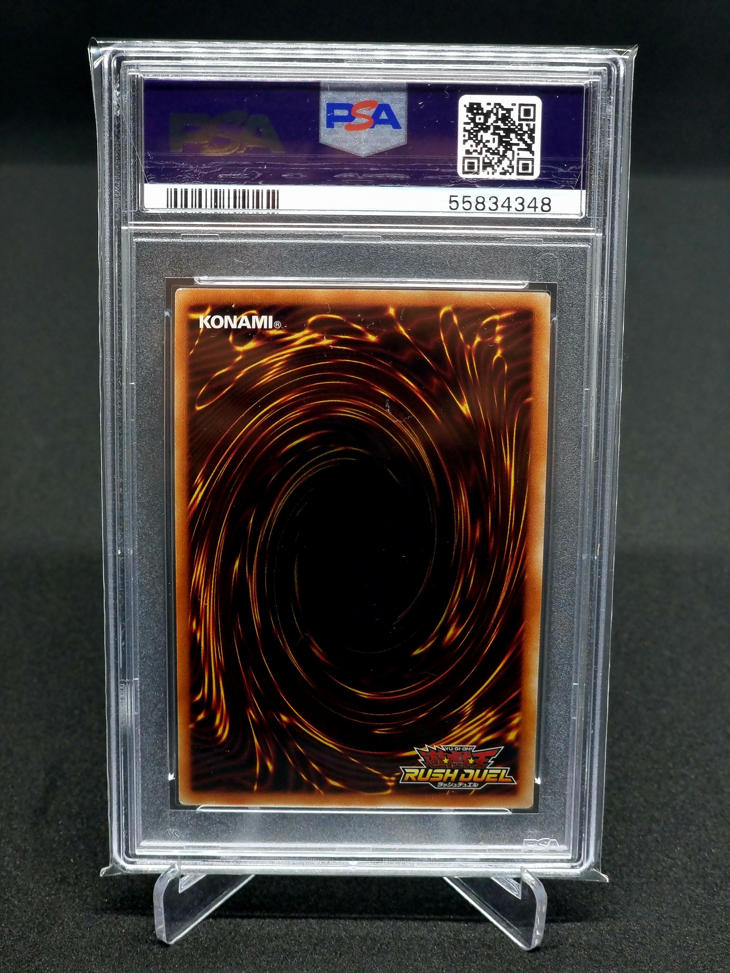 PSA 9 Black dragon's chick // 2020 Yugioh rush duel // Japanese