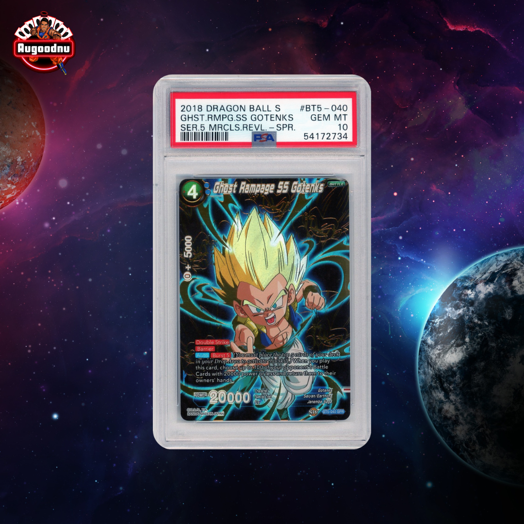 PSA 10 Ghost Rampage SS Gotenks SPR // 2018 Series 5 miraculous revival #BT5-040