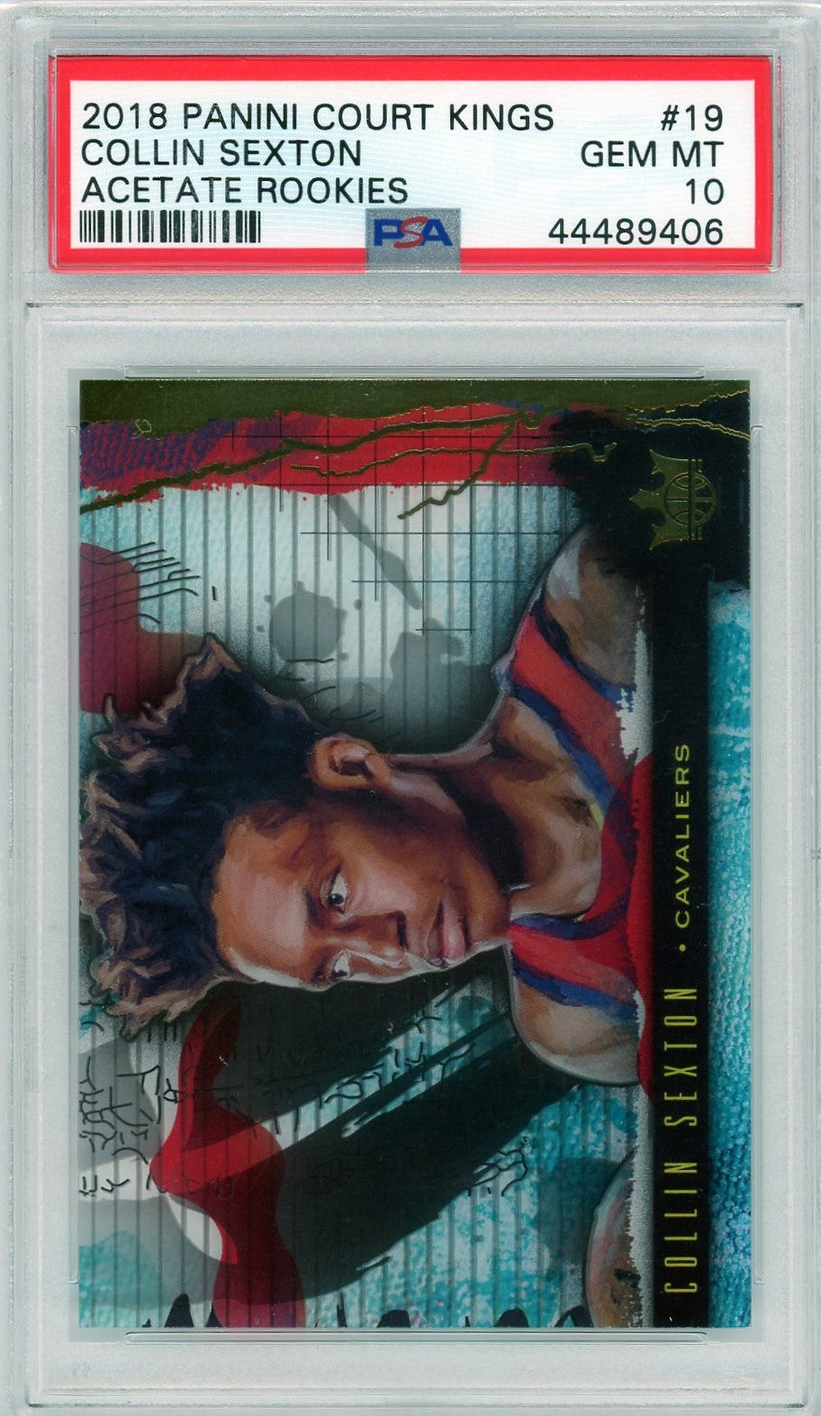 PSA 10 Collin Sexton // 2019 Panini Court Kings // Acetate Rookies #19
