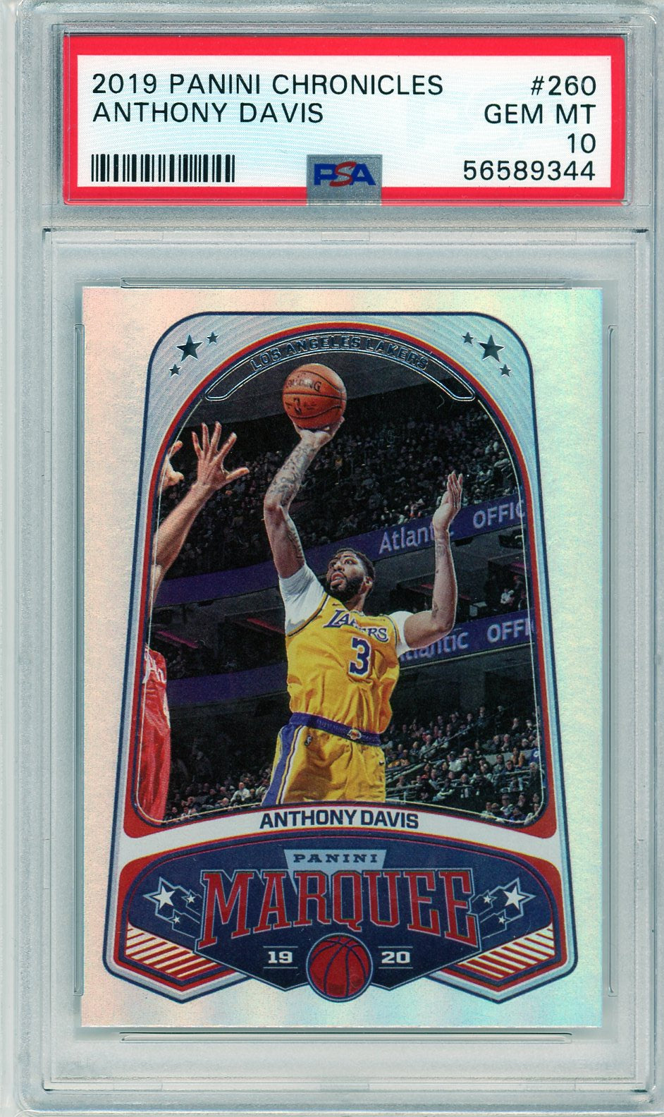 PSA 10 Anthony Davis // 2019 Panini Chronicles #260