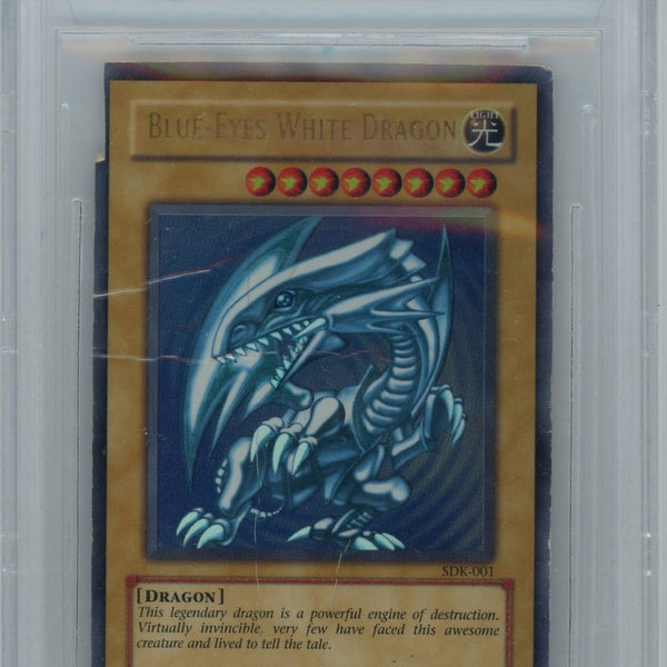 Beckett Authentic Altered Blue eyes white dragon // 2002 Kaiba starter