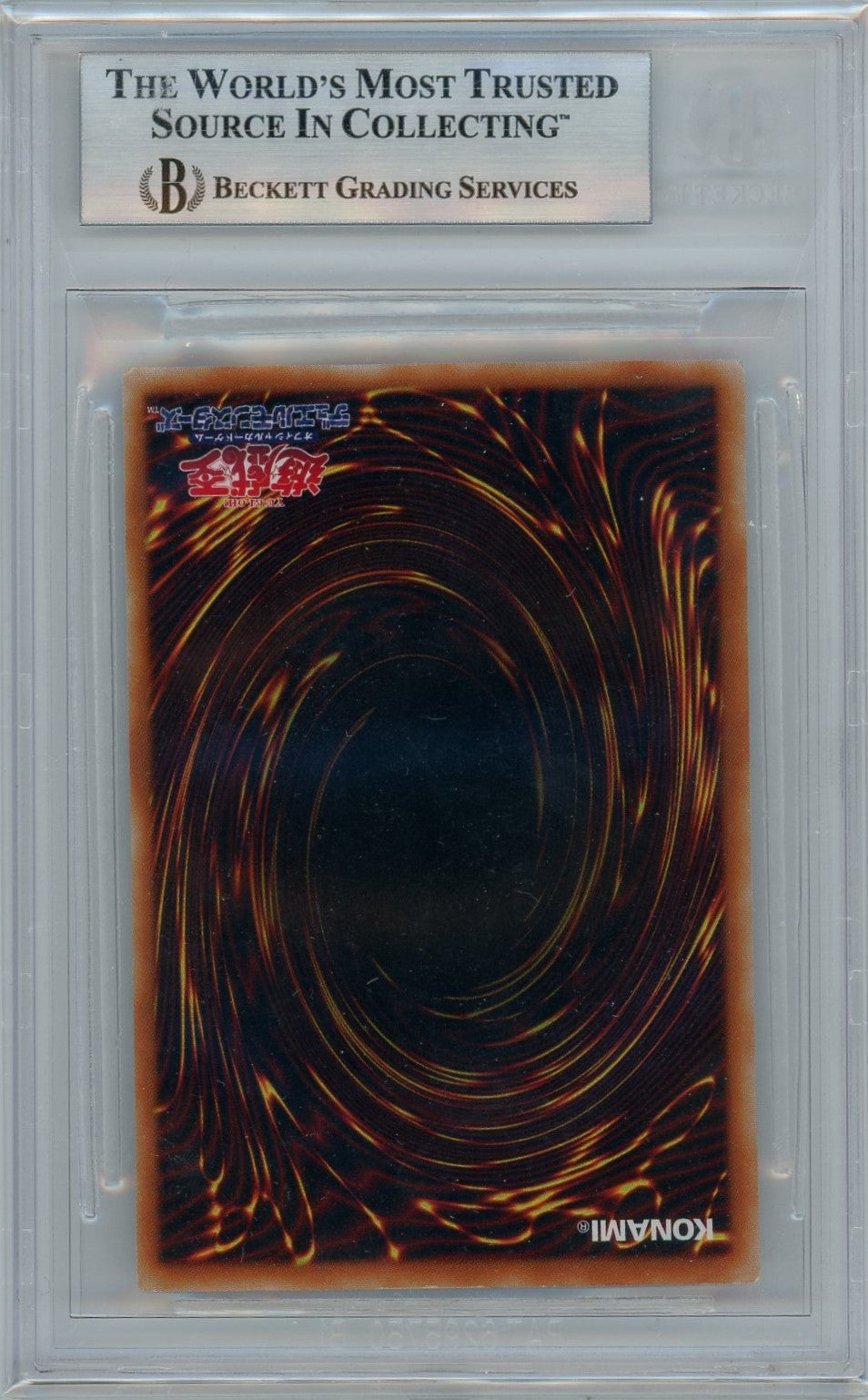 Beckett Dark Magician upside down slabbed // 2001 Premium Pack 4 #P42 Beckett Dark Magician upside down slabbed // 2001 Premium Pack 4 #P42